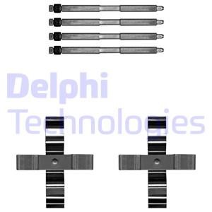 Delphi LX0703 Комплект монтажний гальмівних колодок LX0703: Купити в Україні - Добра ціна на EXIST.UA!
