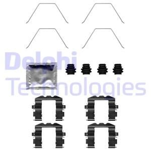 Delphi LX0705 Комплект монтажний гальмівних колодок LX0705: Купити в Україні - Добра ціна на EXIST.UA!