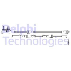 Delphi LZ0313 Сигналізатор, знос гальмівних колодок LZ0313: Купити в Україні - Добра ціна на EXIST.UA!