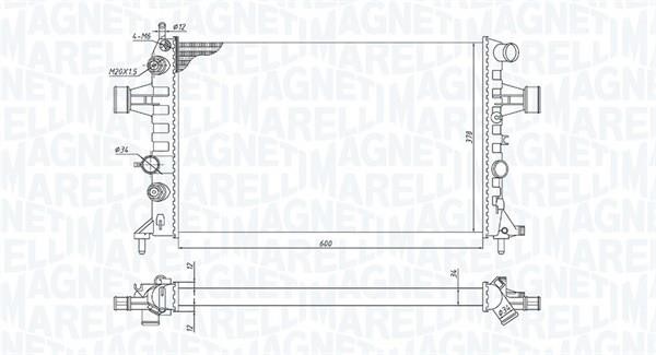 Magneti marelli 350213172300 Радіатор охолодження двигуна 350213172300: Купити в Україні - Добра ціна на EXIST.UA!