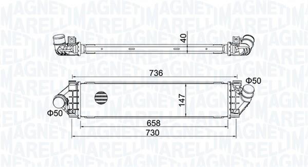 Magneti marelli 351319204270 Інтеркулер 351319204270: Купити в Україні - Добра ціна на EXIST.UA!