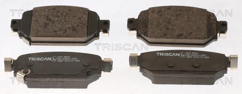 Triscan 8110 50063 Гальмівні колодки, комплект 811050063: Купити в Україні - Добра ціна на EXIST.UA!