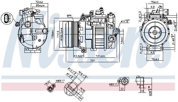 Купить Nissens 890552 по низкой цене в Украине!