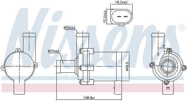 Купить Nissens 831068 по низкой цене в Украине!