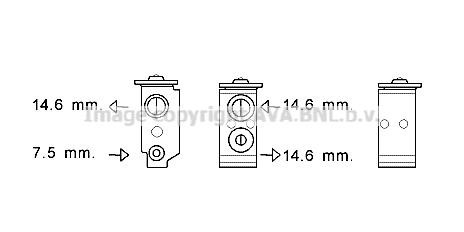 Prasco HY1364 Клапан розширювальний кондиціонеру HY1364: Купити в Україні - Добра ціна на EXIST.UA!