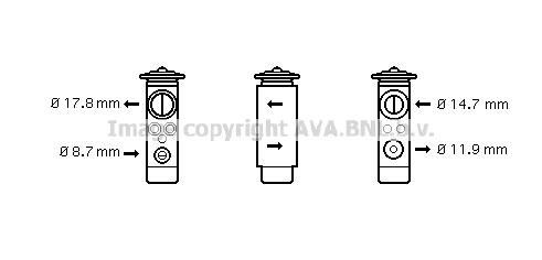 Prasco BW1171 Клапан розширювальний кондиціонеру BW1171: Купити в Україні - Добра ціна на EXIST.UA!