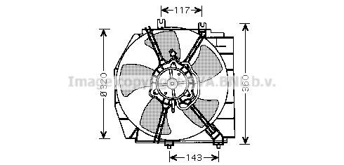 Prasco MZ7514 Вентилятор радіатора охолодження MZ7514: Купити в Україні - Добра ціна на EXIST.UA!