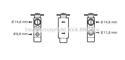 Prasco JR1046 Клапан розширювальний кондиціонеру JR1046: Купити в Україні - Добра ціна на EXIST.UA!
