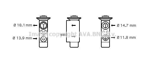 Prasco BW1085 Клапан розширювальний кондиціонеру BW1085: Приваблива ціна - Купити в Україні на EXIST.UA!