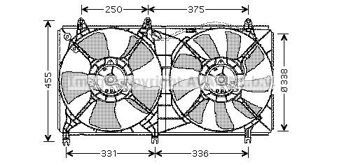 Prasco MT7524 Вентилятор радіатора охолодження MT7524: Приваблива ціна - Купити в Україні на EXIST.UA!