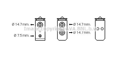 Prasco HY1294 Клапан розширювальний кондиціонеру HY1294: Купити в Україні - Добра ціна на EXIST.UA!