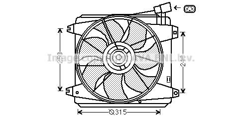 Prasco TO7554 Вентилятор радіатора охолодження TO7554: Купити в Україні - Добра ціна на EXIST.UA!