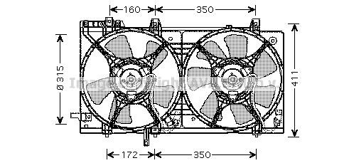 Prasco SU7512 Вентилятор радіатора охолодження SU7512: Купити в Україні - Добра ціна на EXIST.UA!