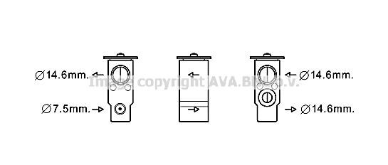 Prasco HY1397 Клапан розширювальний кондиціонеру HY1397: Купити в Україні - Добра ціна на EXIST.UA!