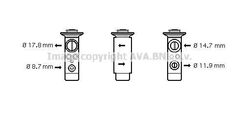 Prasco BW1239 Клапан розширювальний кондиціонеру BW1239: Купити в Україні - Добра ціна на EXIST.UA!