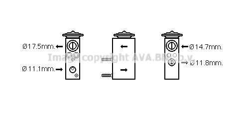 Prasco FD1462 Клапан розширювальний кондиціонеру FD1462: Купити в Україні - Добра ціна на EXIST.UA!