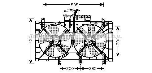 Prasco MZ7537 Вентилятор радіатора охолодження MZ7537: Купити в Україні - Добра ціна на EXIST.UA!