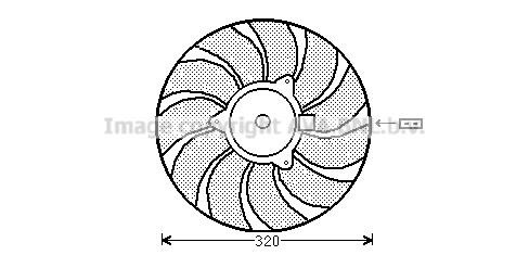 Prasco OL7540 Вентилятор радіатора охолодження OL7540: Купити в Україні - Добра ціна на EXIST.UA!