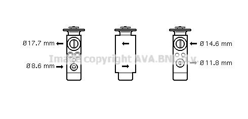 Prasco PR1048 Клапан розширювальний кондиціонеру PR1048: Купити в Україні - Добра ціна на EXIST.UA!