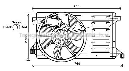 Prasco MZ7545 Вентилятор радіатора охолодження MZ7545: Купити в Україні - Добра ціна на EXIST.UA!