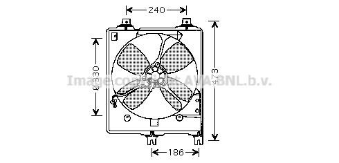 Prasco MZ7510 Вентилятор радіатора охолодження MZ7510: Купити в Україні - Добра ціна на EXIST.UA!