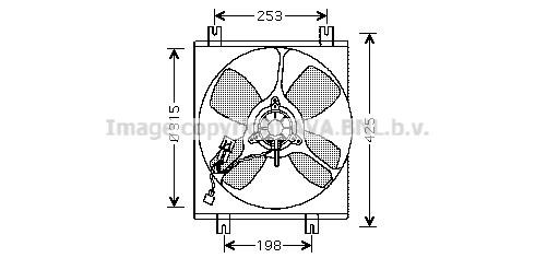 Prasco MT7505 Вентилятор радіатора охолодження MT7505: Приваблива ціна - Купити в Україні на EXIST.UA!