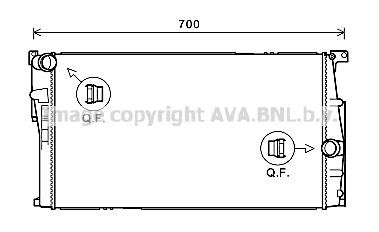 Prasco BW2446 Радіатор охолодження двигуна BW2446: Купити в Україні - Добра ціна на EXIST.UA!