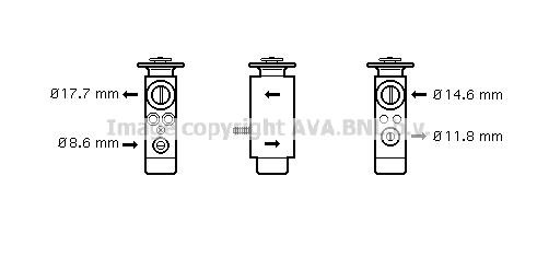 Prasco MS1094 Клапан розширювальний кондиціонеру MS1094: Купити в Україні - Добра ціна на EXIST.UA!