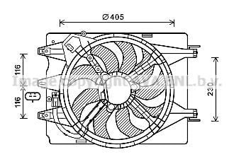 Prasco FT7601 Вентилятор радіатора охолодження FT7601: Купити в Україні - Добра ціна на EXIST.UA!