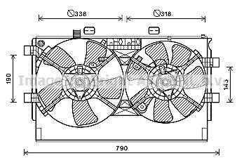 Prasco MT7530 Вентилятор радіатора охолодження MT7530: Купити в Україні - Добра ціна на EXIST.UA!
