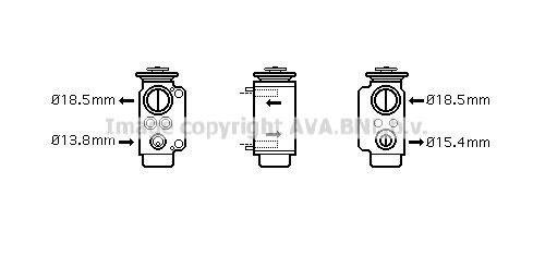 Prasco BW1240 Клапан розширювальний кондиціонеру BW1240: Купити в Україні - Добра ціна на EXIST.UA!