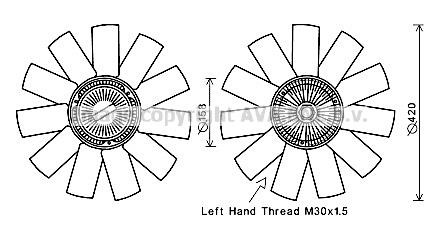 Prasco MSF655 Вентилятор радіатора охолодження MSF655: Купити в Україні - Добра ціна на EXIST.UA!