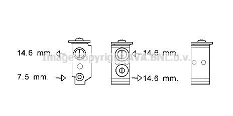 Prasco HY1363 Клапан розширювальний кондиціонеру HY1363: Купити в Україні - Добра ціна на EXIST.UA!