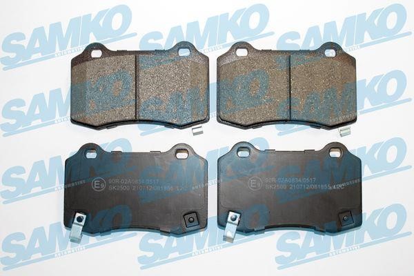 Samko 5SP1855 Гальмівні колодки, комплект 5SP1855: Купити в Україні - Добра ціна на EXIST.UA!