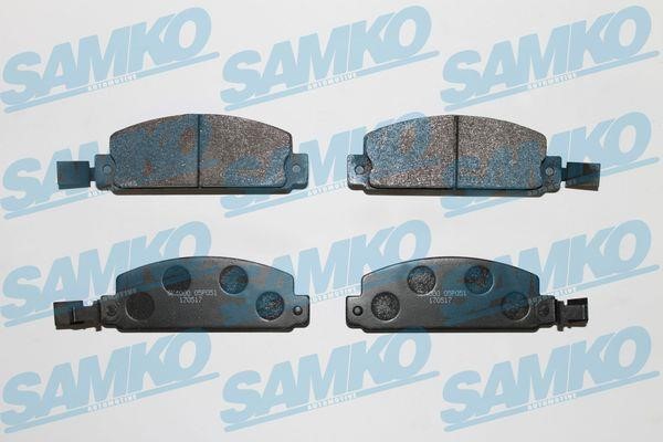 Samko 5SP051 Гальмівні колодки, комплект 5SP051: Купити в Україні - Добра ціна на EXIST.UA!