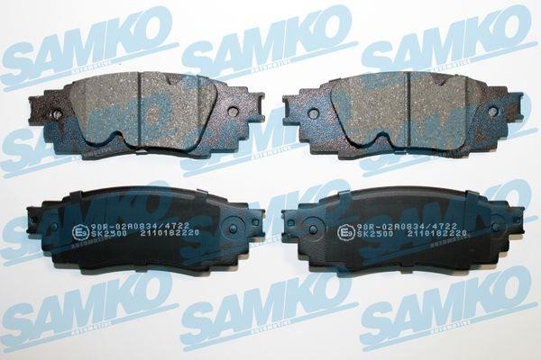 Samko 5SP2220 Гальмівні колодки, комплект 5SP2220: Купити в Україні - Добра ціна на EXIST.UA!