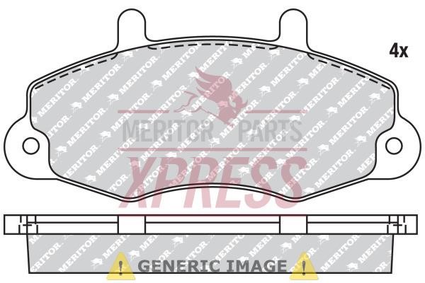 Meritor MDP700 Гальмівні колодки, комплект MDP700: Купити в Україні - Добра ціна на EXIST.UA!