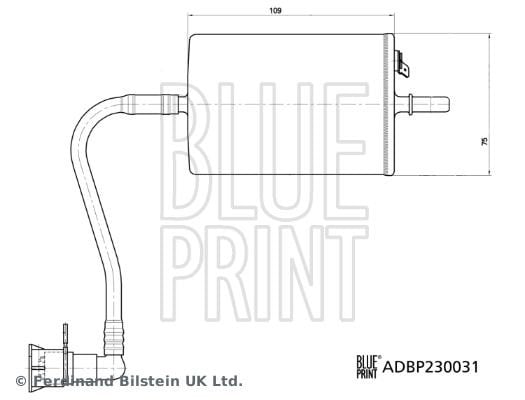 Фільтр палива Blue Print ADBP230031
