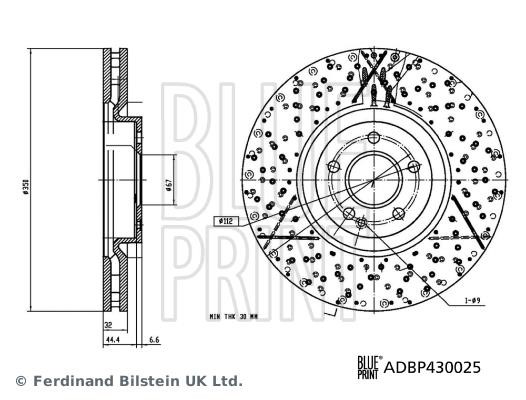 Купить Blue Print ADBP430025 по низкой цене в Украине!