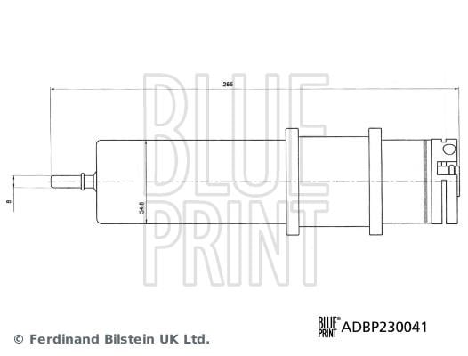 Фільтр палива Blue Print ADBP230041