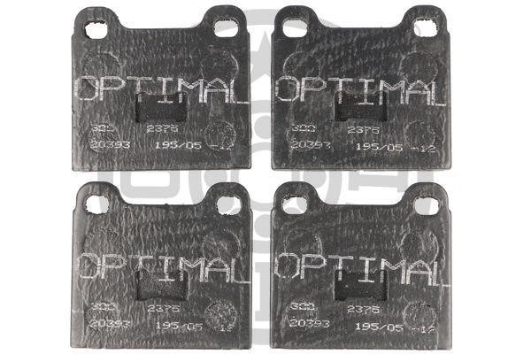 Optimal BP-02375 Гальмівні колодки передні, комплект BP02375: Купити в Україні - Добра ціна на EXIST.UA!