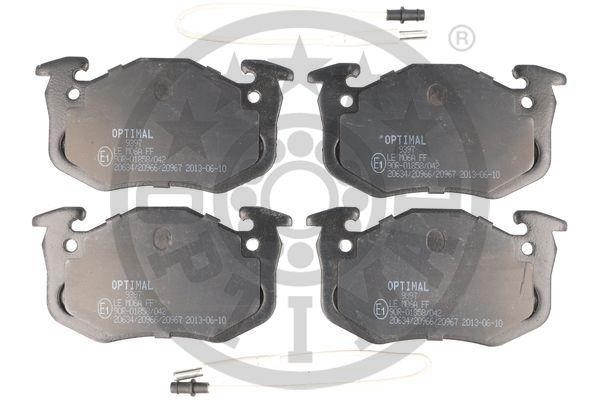 Optimal BP-09397 Гальмівні колодки передні, комплект BP09397: Купити в Україні - Добра ціна на EXIST.UA!