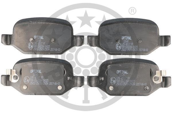 Optimal BP-12640 Гальмівні колодки задні, комплект BP12640: Купити в Україні - Добра ціна на EXIST.UA!