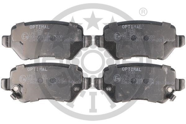 Optimal BP-12642 Гальмівні колодки передні, комплект BP12642: Купити в Україні - Добра ціна на EXIST.UA!