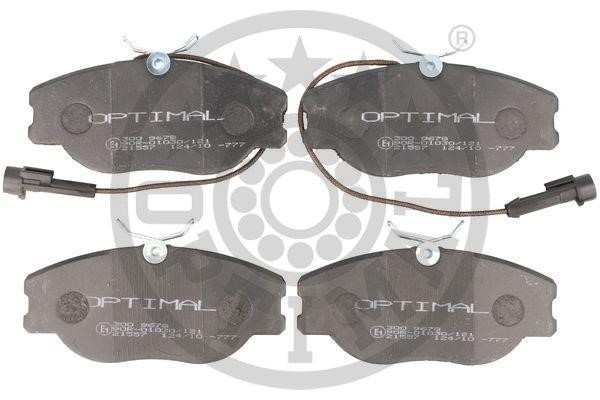 Optimal BP-09678 Гальмівні колодки передні, комплект BP09678: Купити в Україні - Добра ціна на EXIST.UA!