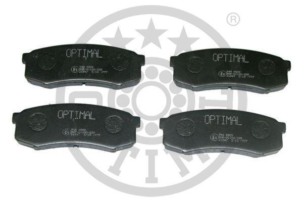 Optimal BP-09809 Гальмівні колодки передні, комплект BP09809: Купити в Україні - Добра ціна на EXIST.UA!