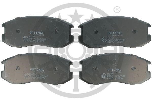Optimal BP-09714 Гальмівні колодки передні, комплект BP09714: Купити в Україні - Добра ціна на EXIST.UA!