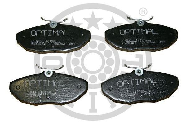 Optimal BP-12152 Гальмівні колодки передні, комплект BP12152: Купити в Україні - Добра ціна на EXIST.UA!