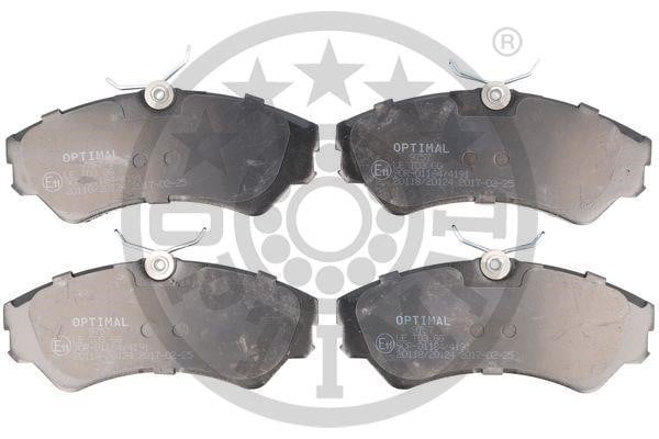 BP09757 Optimal Тормозные колодки дисковые передние, комплект