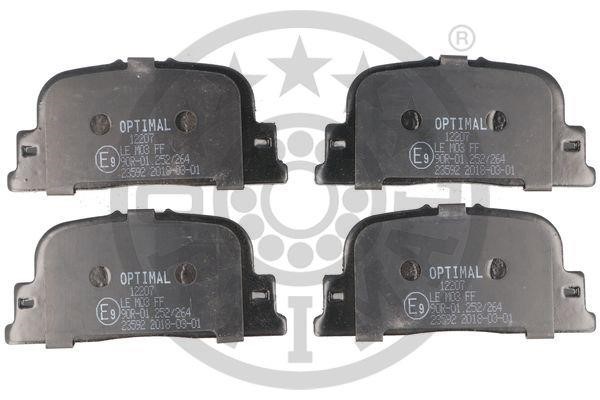 Optimal BP-12207 Гальмівні колодки задні, комплект BP12207: Купити в Україні - Добра ціна на EXIST.UA!